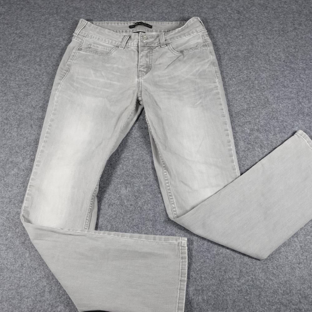 Levis 526 Slender Straight Jeans Womens 8 Gray Stretch‎ Denim 526-1188